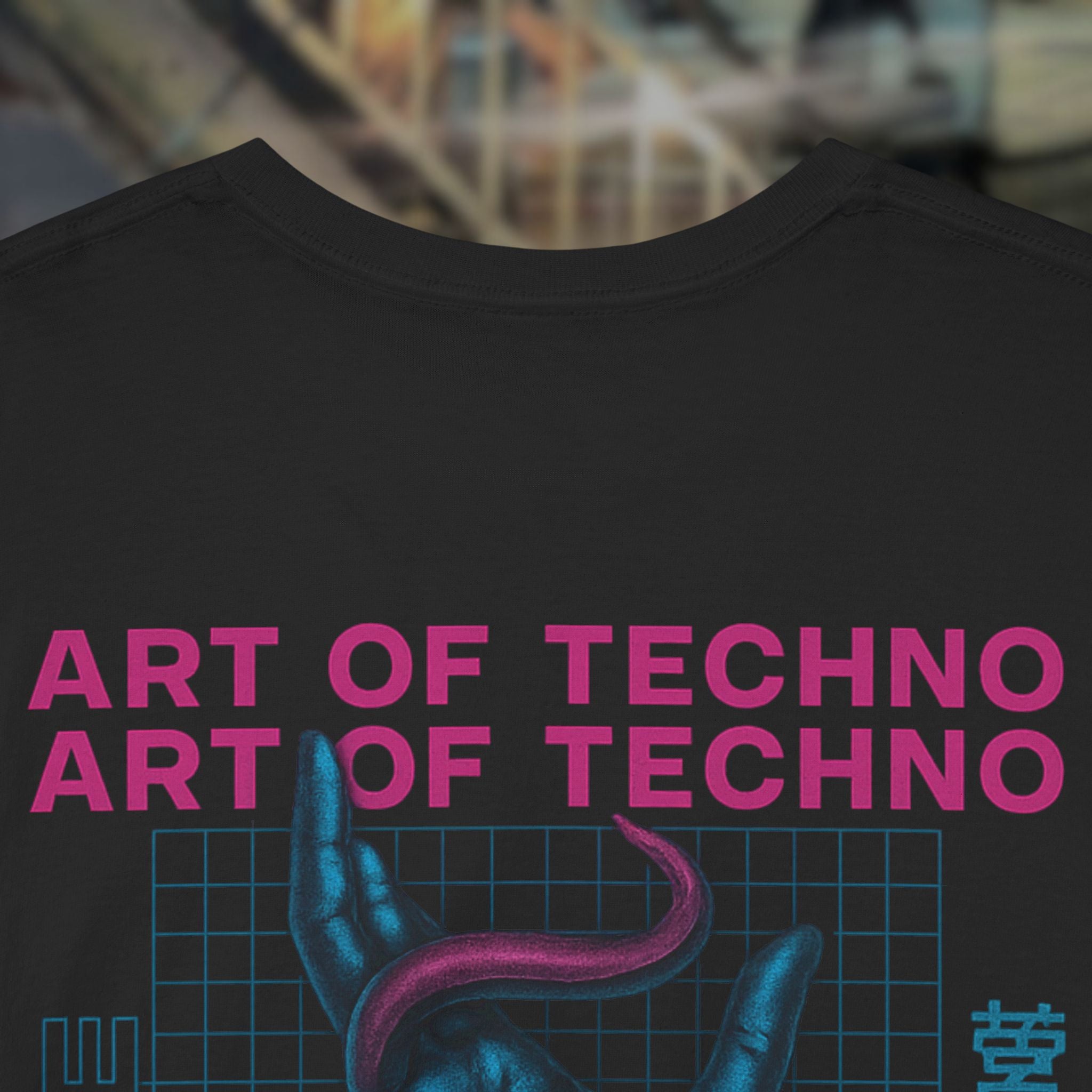 Art of Techno – Unisex zwaar katoenen rave-T-shirt