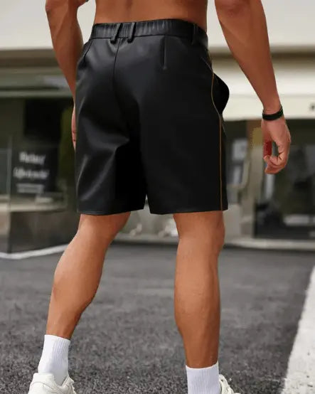 Nightshift leren shorts