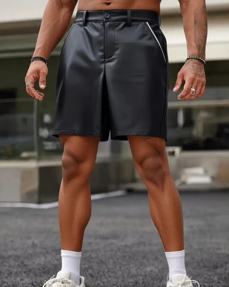 Nightshift Leather Shorts