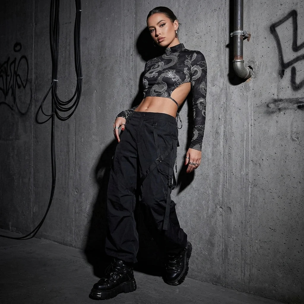 Dragon Night Rugloos Lange Mouw