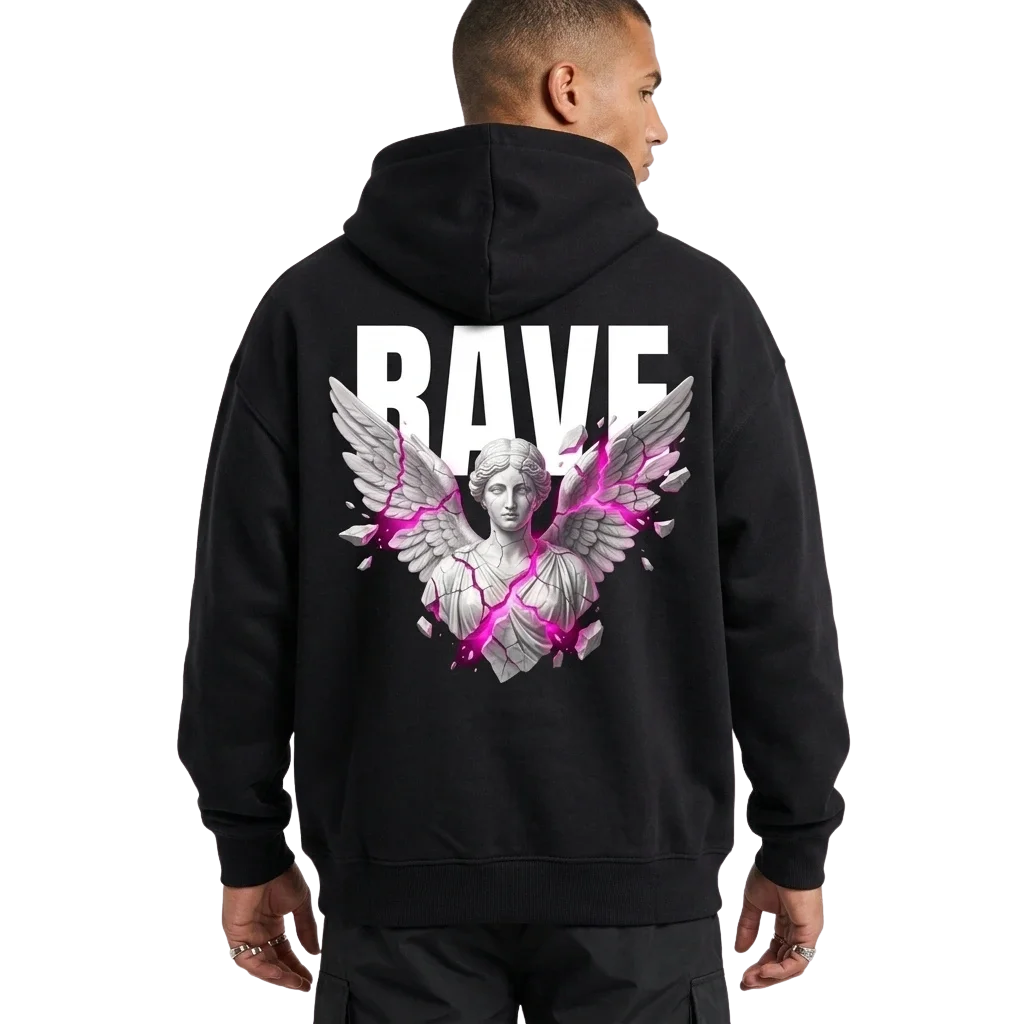 Rave Angel Oversize Hoodie