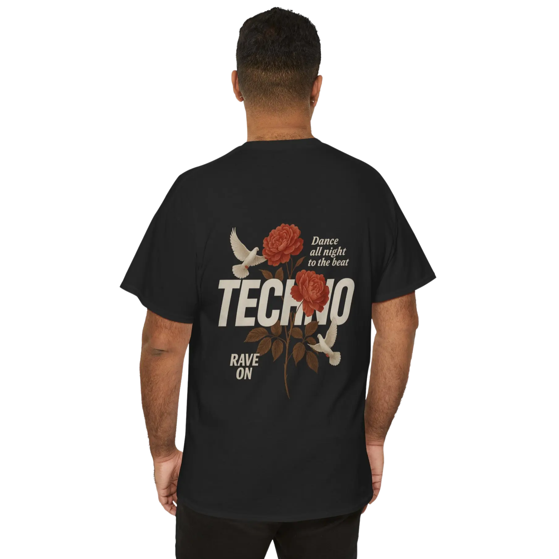 Techno Rose Klassiek Rave-shirt