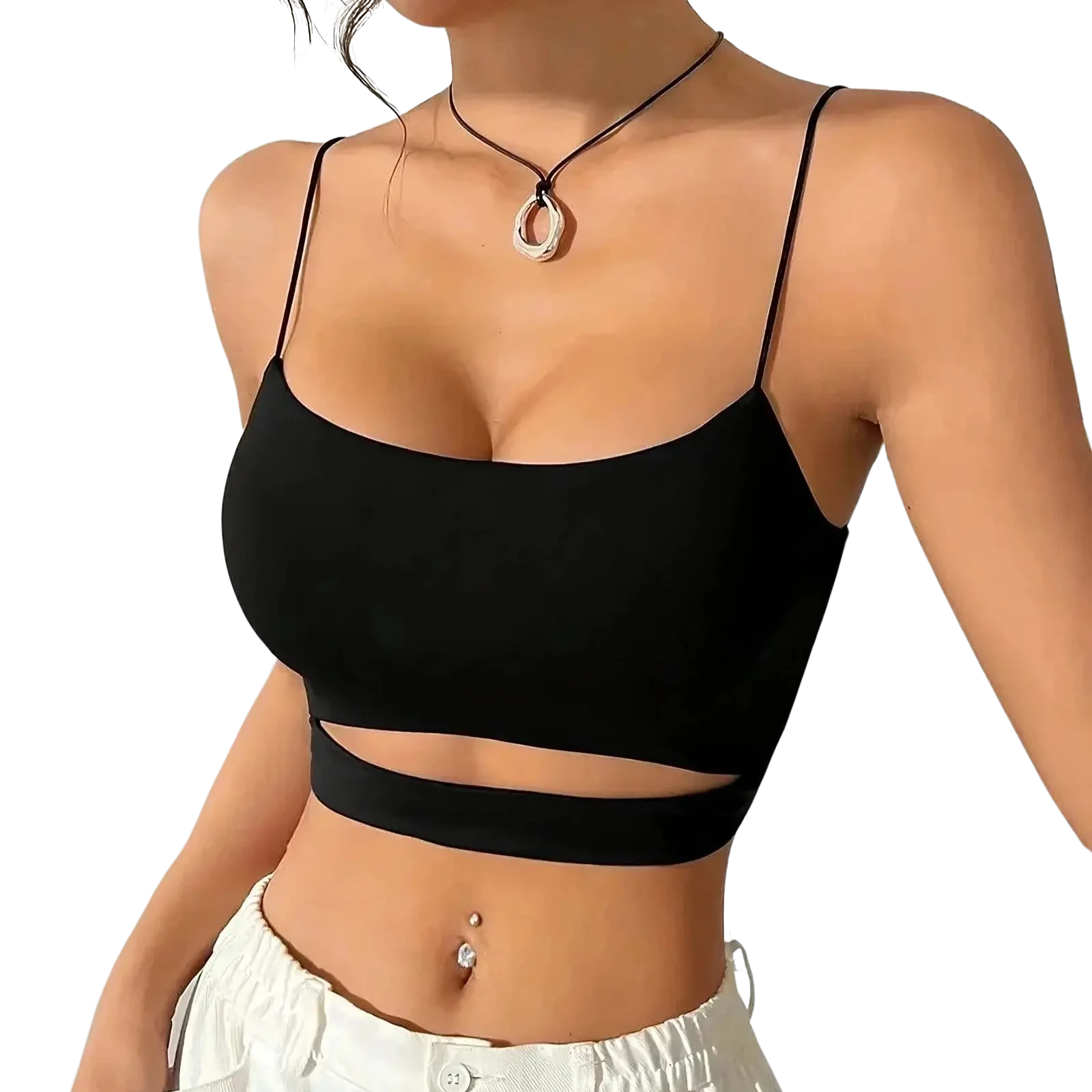 Electric Night Damen Crop Top