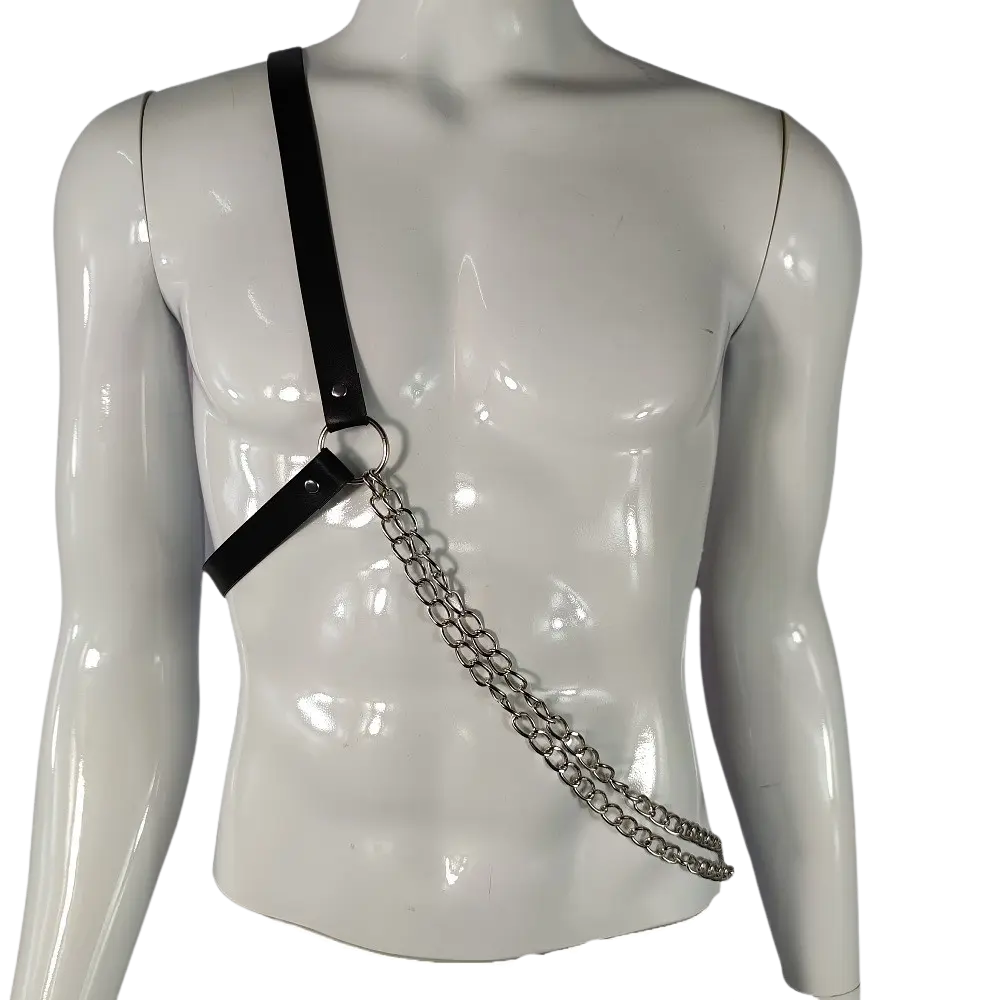 Chain Warrior Männer Harness – Stylischer Ketten-Look