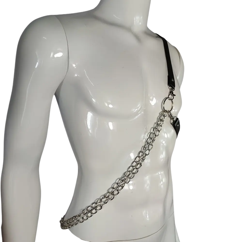 Chain Warrior Männer Harness – Stylischer Ketten-Look
