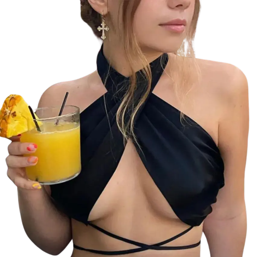 Criss Cross Wrap Top