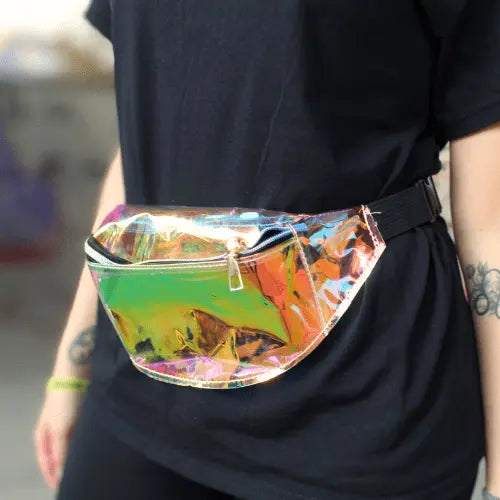 Durchsichtige Techno-Festival Bauchtasche