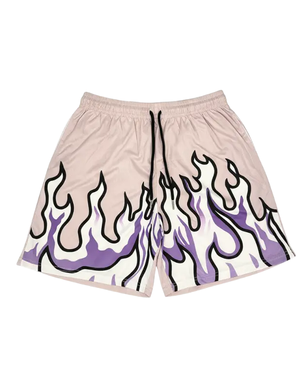 Flame Vibe Rave Shorts