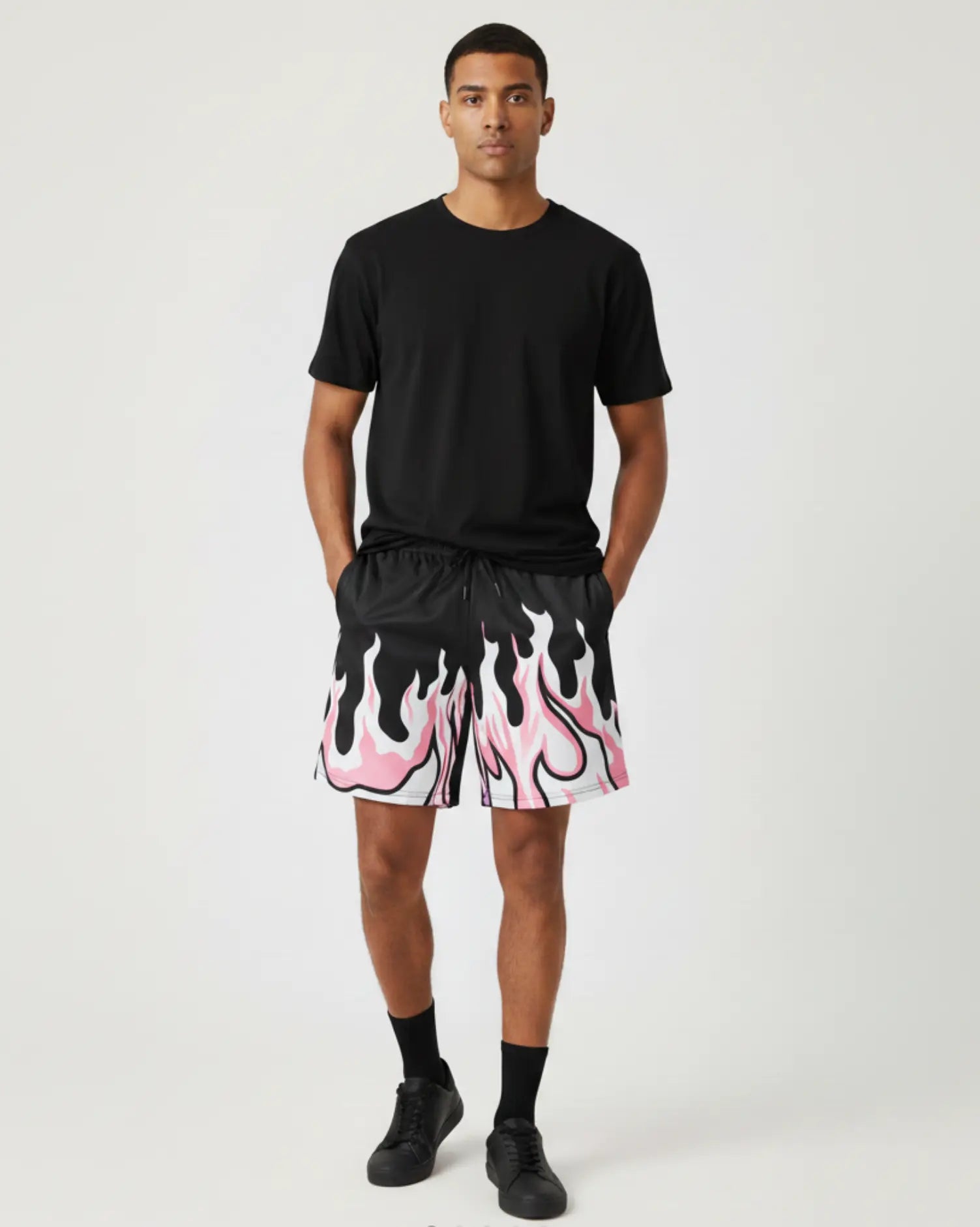 Flame Vibe Rave Shorts