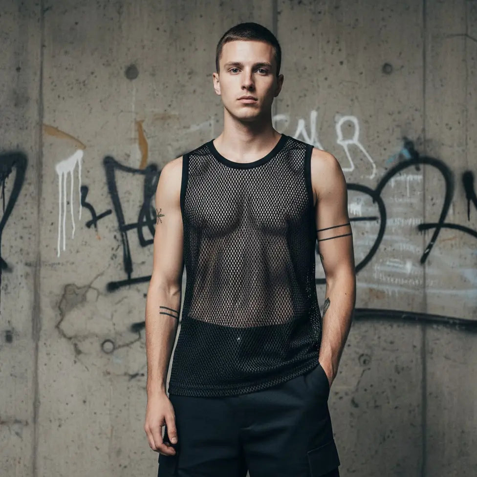 Rave mesh tanktop