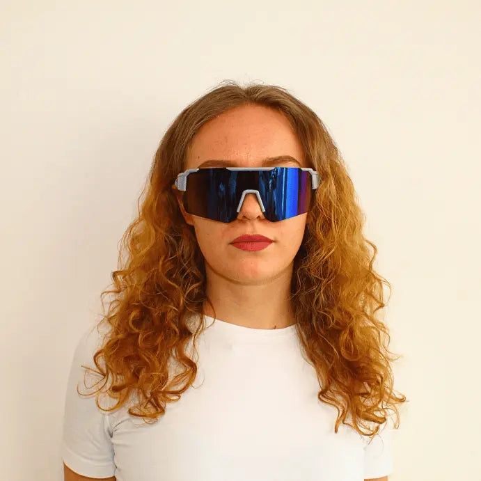 Grey Horizon Brille mit blauen Gläsern & UV-Schutz