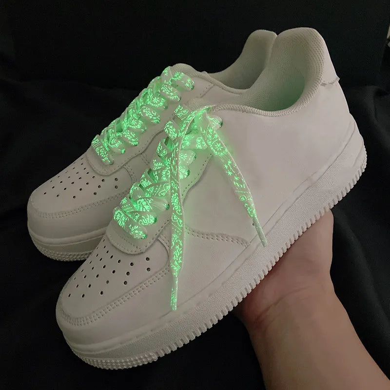 Neon Musterzauber - Leuchtende Schnürsenkel