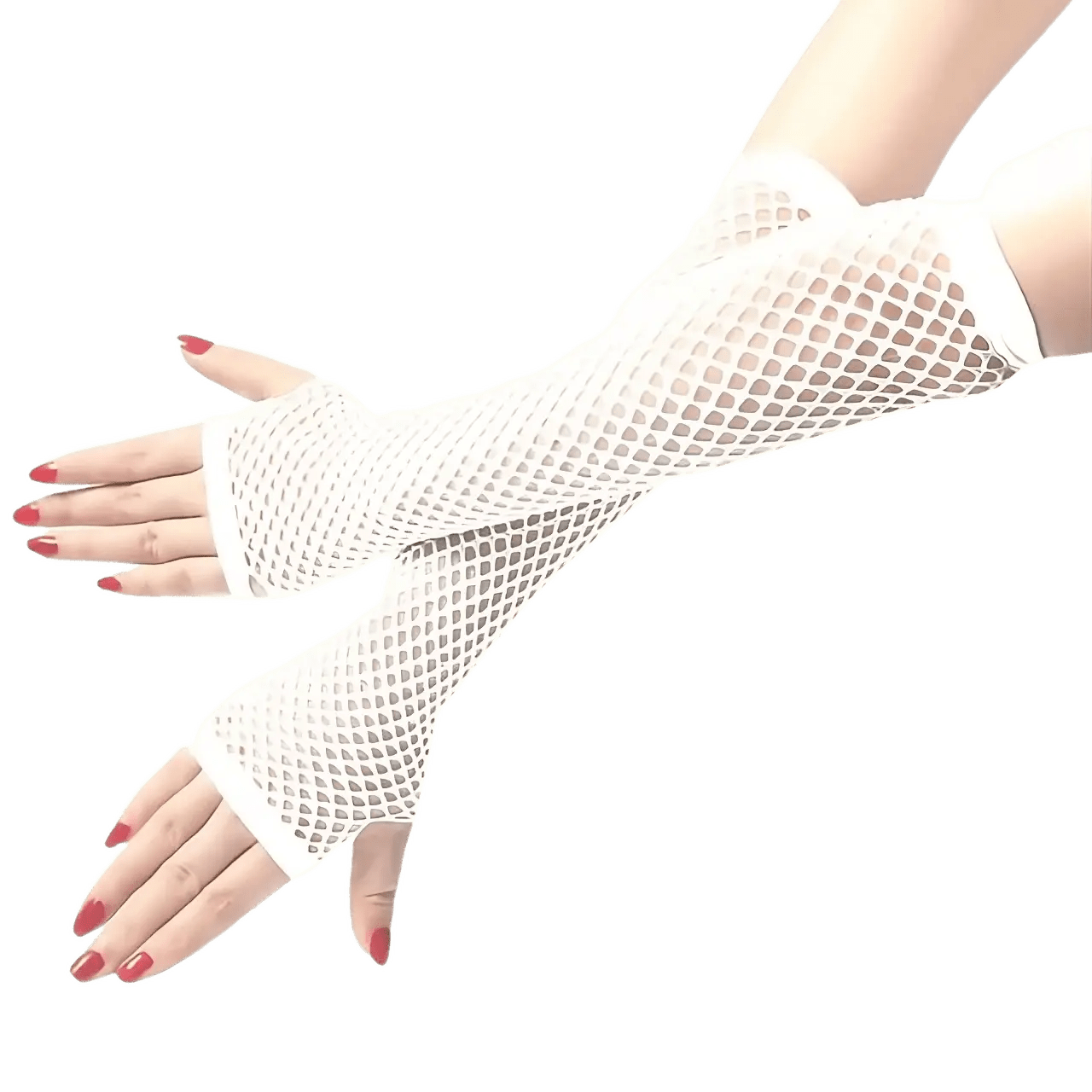 Rave-Netzhandschuhe