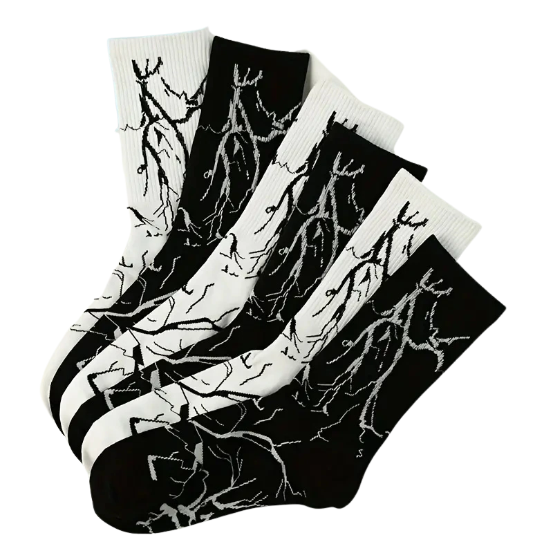 Electric Vibe Socks – Blitz Socken für deinen Techno-Style
