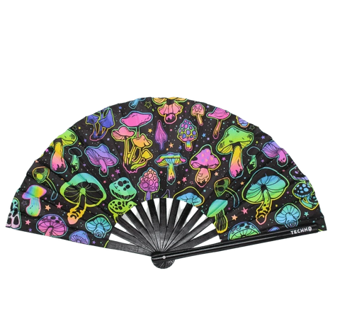 Shroom Glow – UV XXL rave-waaier