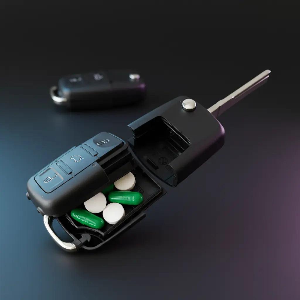 Sleutel van het geheime compartiment - schuilplaats