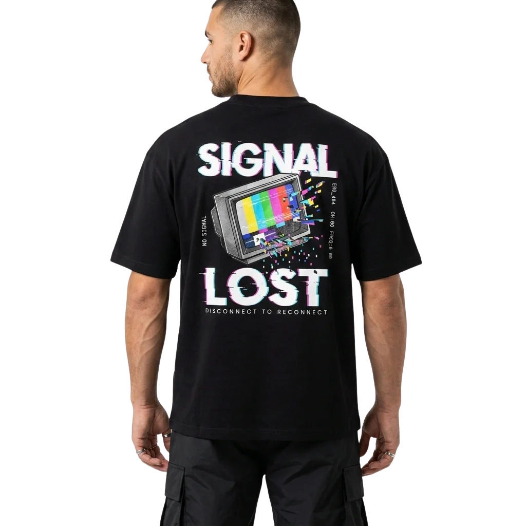 Signal Lost Oversize T-Shirt