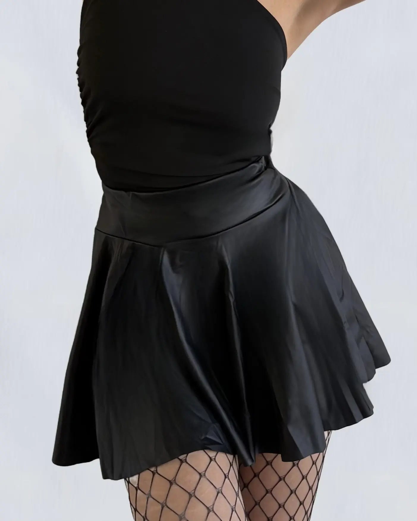 Donkere Pulse leren rok