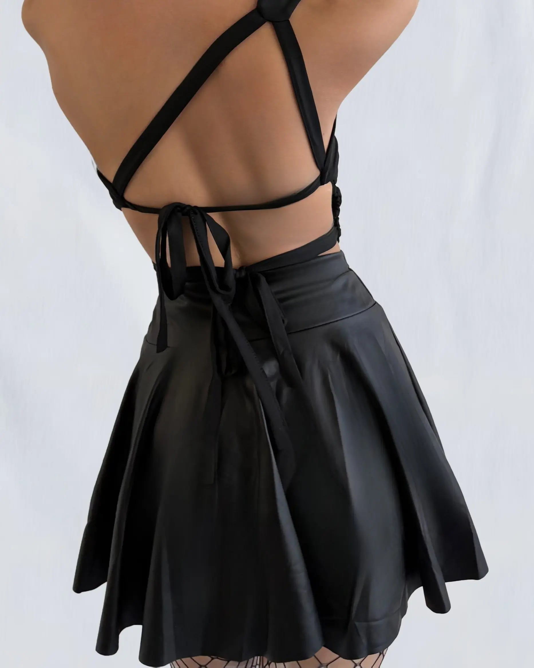 Donkere Pulse leren rok