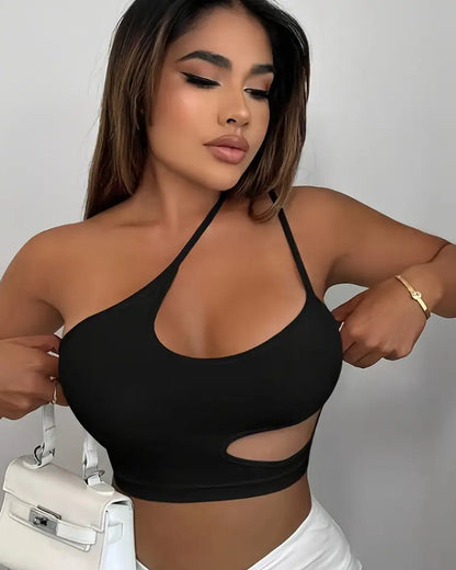 Shadow Cut Crop Top