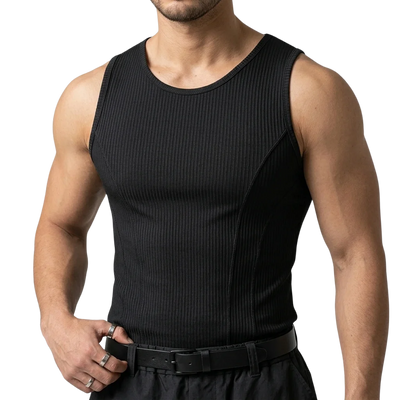 Sleek Groove Tanktop Zwart