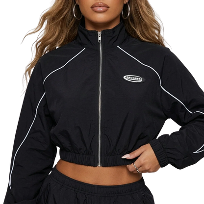 Midnight Pulse Crop Jas voor Raves