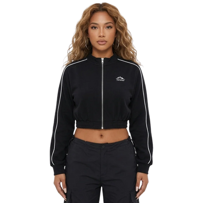 Midnight Pulse Crop Jas voor Raves