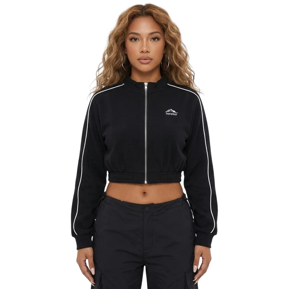 Midnight Pulse Crop Jas voor Raves