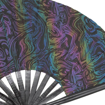 Chromatic Dancewave - Reflektiver XXL Rave-Fächer