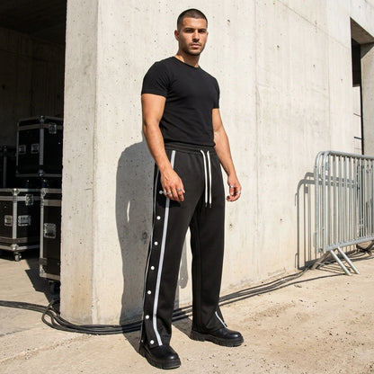 SnapTrack Broek met Zijdrukknopen