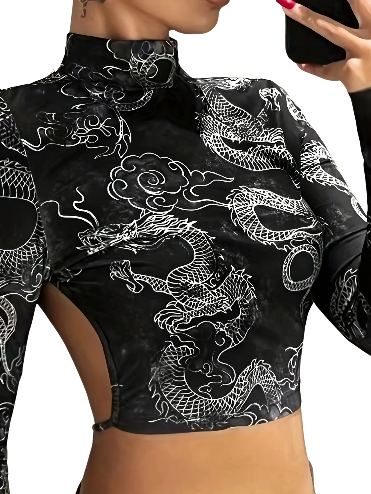 Dragon Night Backless Longsleeve