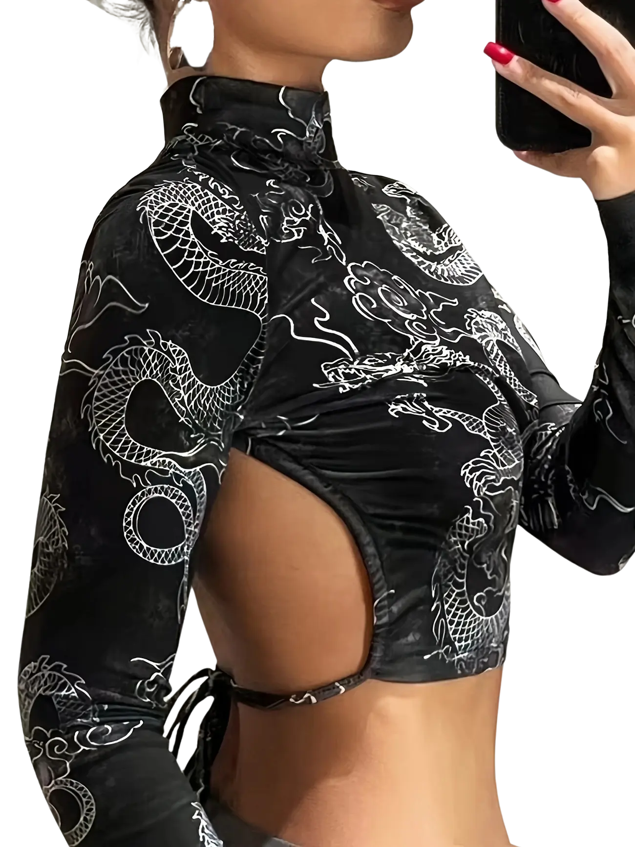 Dragon Night Backless Longsleeve