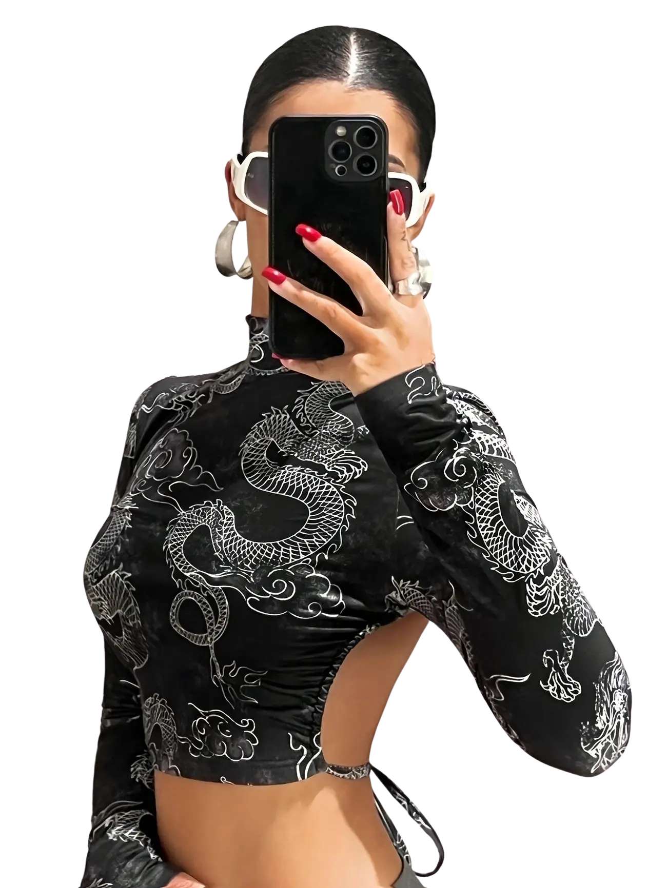 Dragon Night Backless Longsleeve