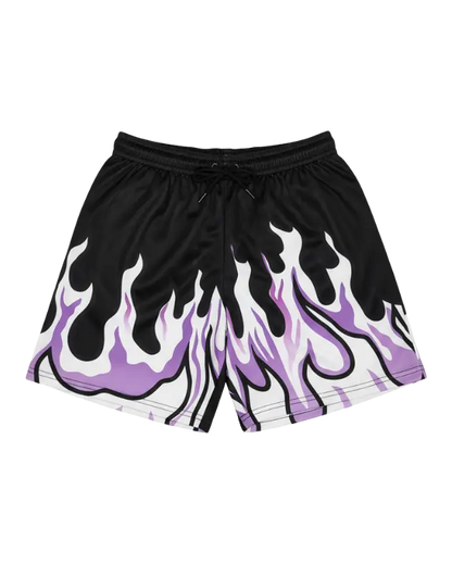 Flame Vibe Rave Shorts