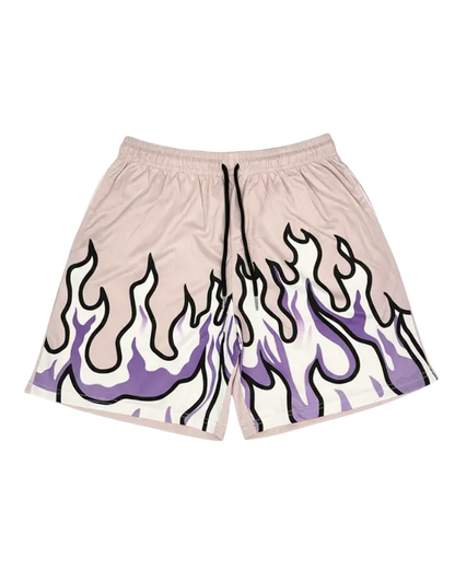 Flame Vibe Rave Shorts