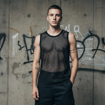 Rave mesh tanktop