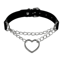 Love Beat Choker – Verstellbare Halskette mit Herz