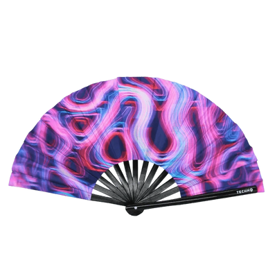 Prismatic Dance - UV XXL rave-waaier