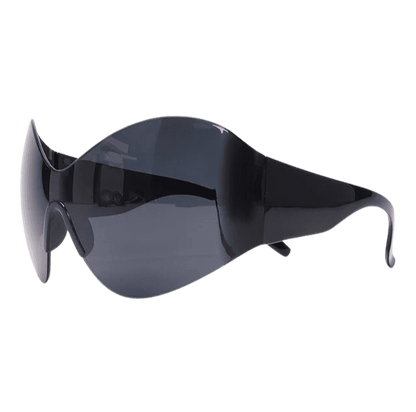 Runde Eleganz Techno & Rave Brille - Für unvergessliche Nächte!