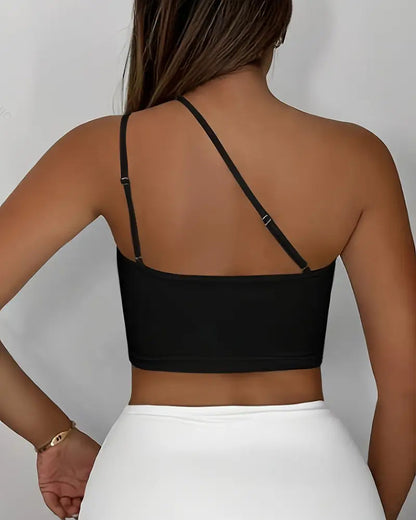 Shadow Cut Crop Top