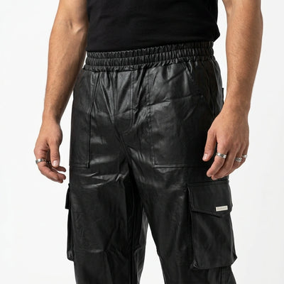 Dark Groove cargobroek - close-up van het product | Techno Essentials
