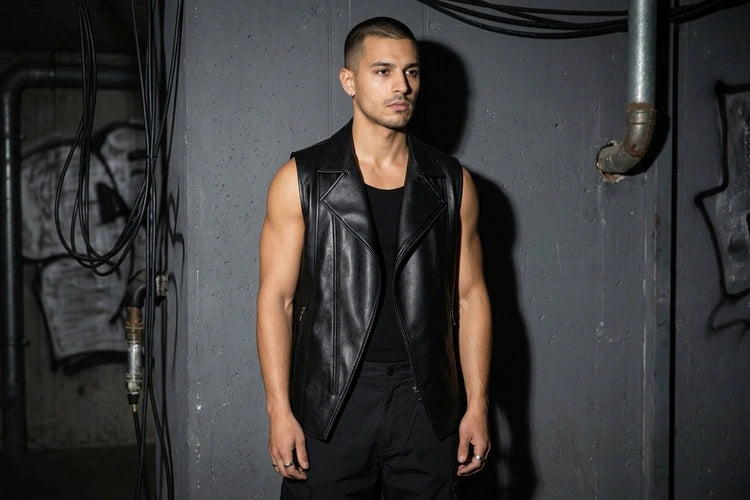 Unten Bild - techno-essentials-midnight-rebel-weste-aus-veganem-leder-lifestyle.webp