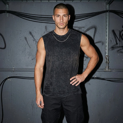Rogue Chain Tanktop - Frontansicht | Techno Essentials