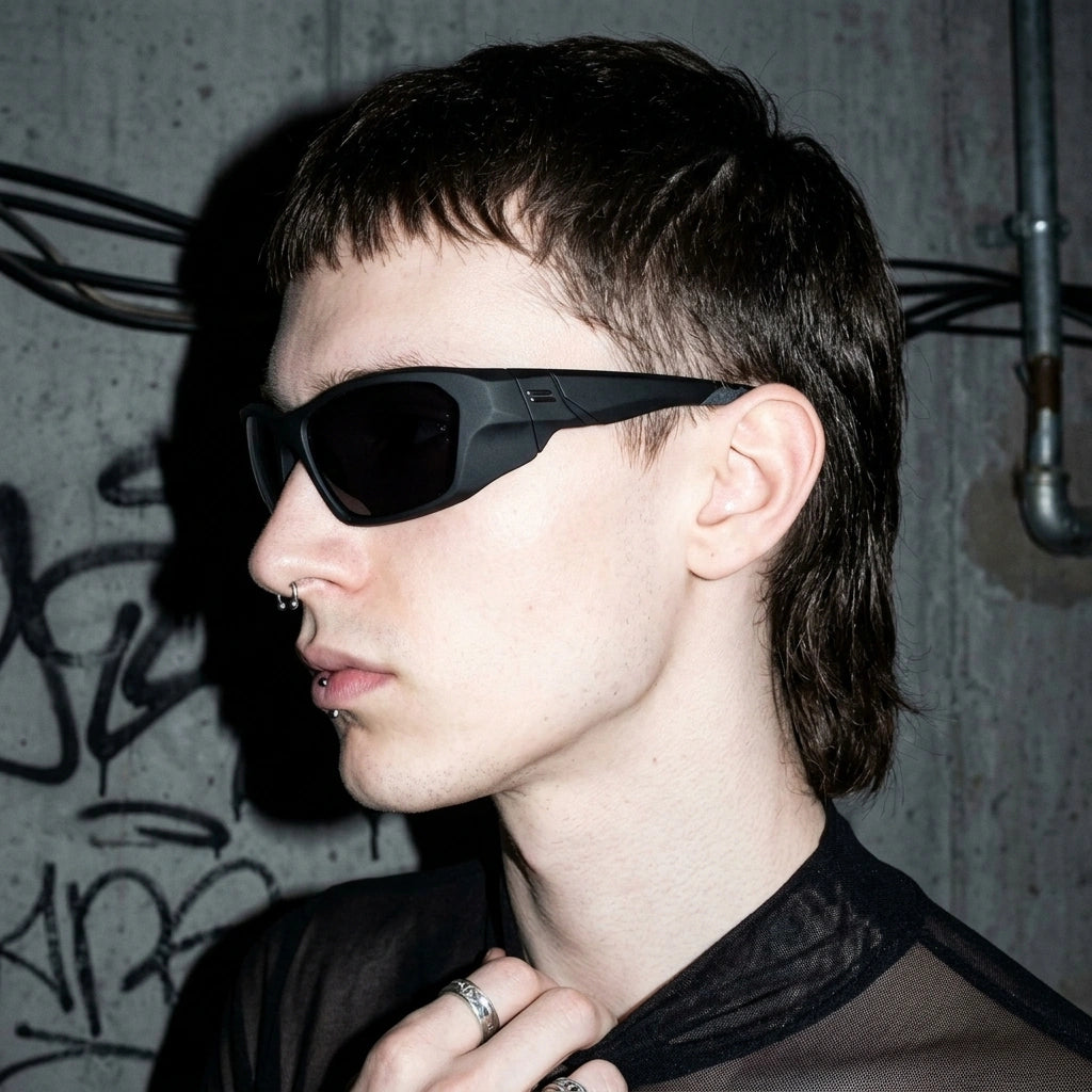 Shadow Vision Techno Brille - Ganzkörper-Aufnahme | Techno Essentials