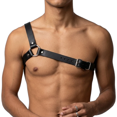 Techno Single Strap harnas voor heren - close-up van het product | Techno Essentials