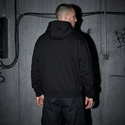 Techno Vibe oversized hoodie - achteraanzicht | Techno Essentials
