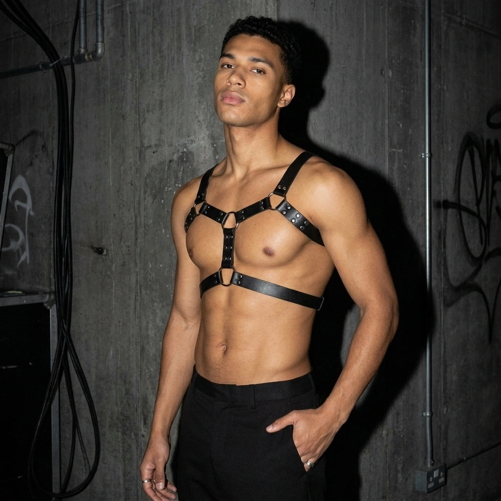 Titan Edge Männer Harness - Ganzkörper-Aufnahme | Techno Essentials