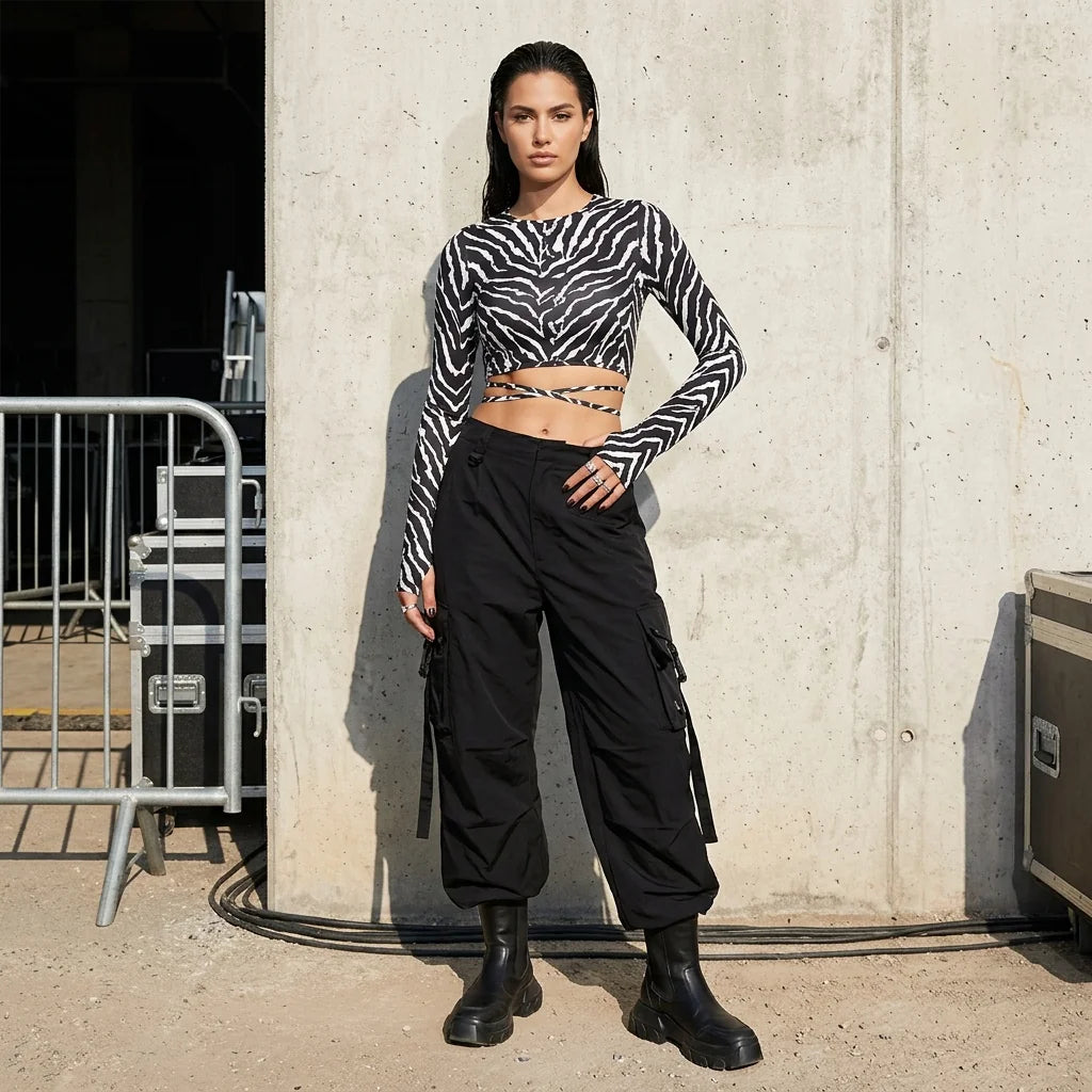 Zebra Rhythm Longsleeve