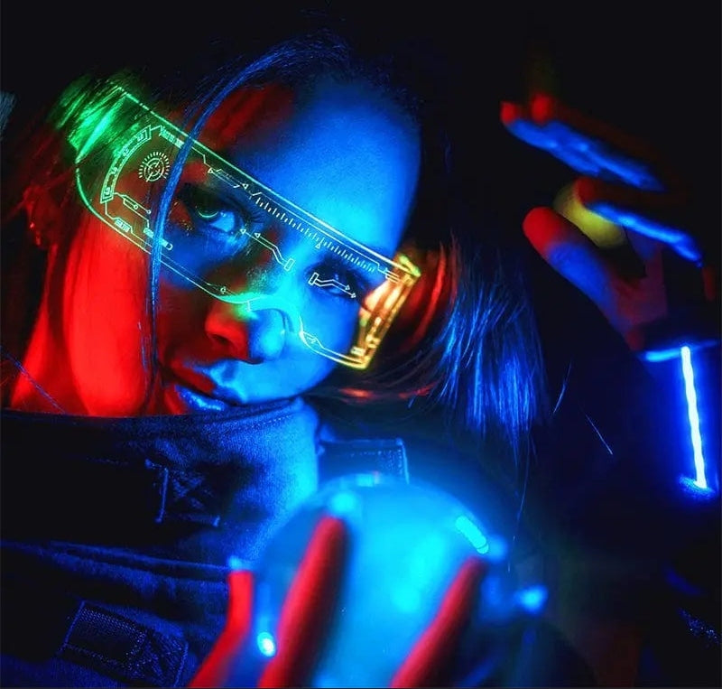 Techno-Essentials LED Brille